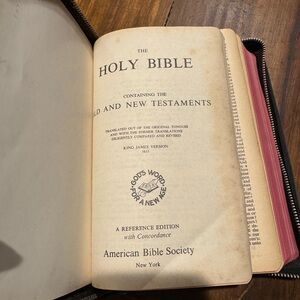 Holy Bible KJV Zip Up 1970 King James Version Abe Publishing 1970 zip up